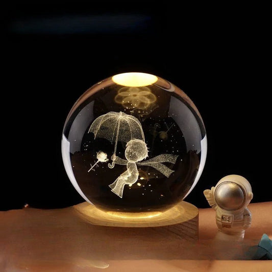 Dreamy Crystal Ball Ornament: A Brilliant Galaxy in the Palm of Your Hand - 我的商店