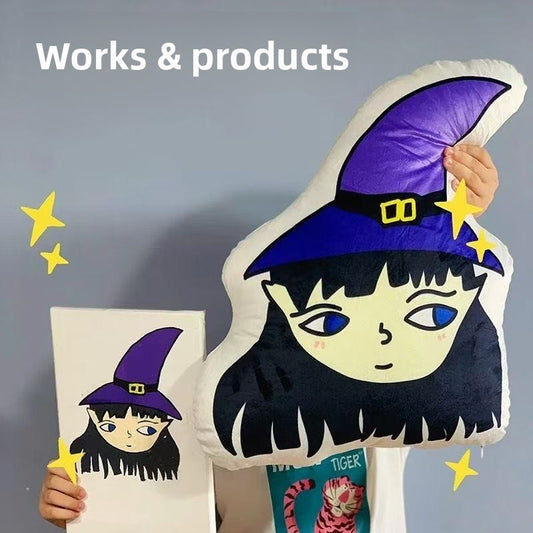 Customized Children's Painting Throw Pillows