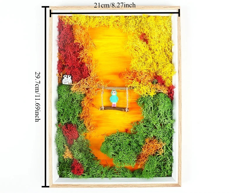 DIY Bamboo Weaving Plant Paintings