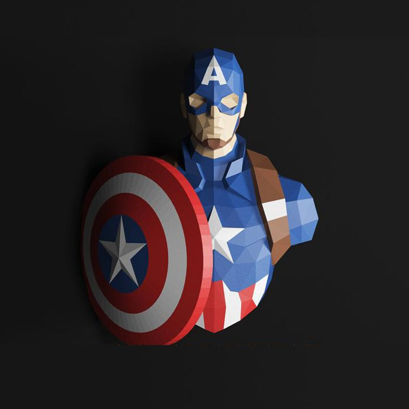 Three-Dimensional Origami Of Marvel Heroes