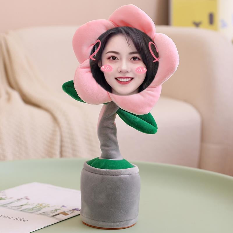 Customized photos of sunflowers learning to speak