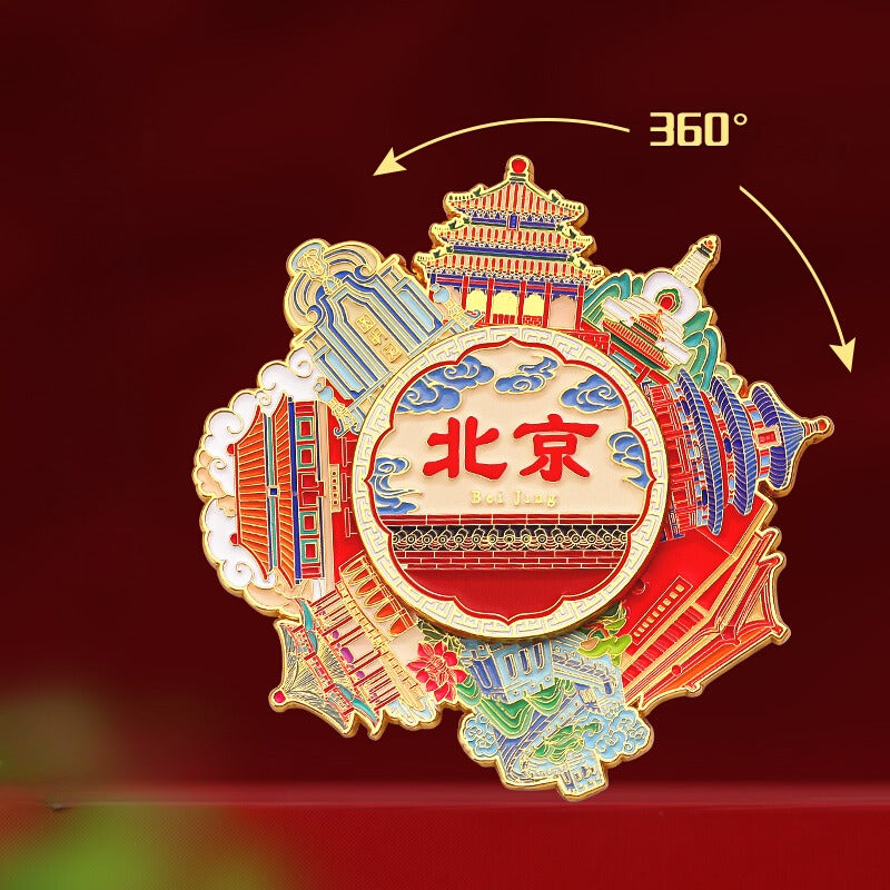 Beijing rotating fridge magnets - 我的商店