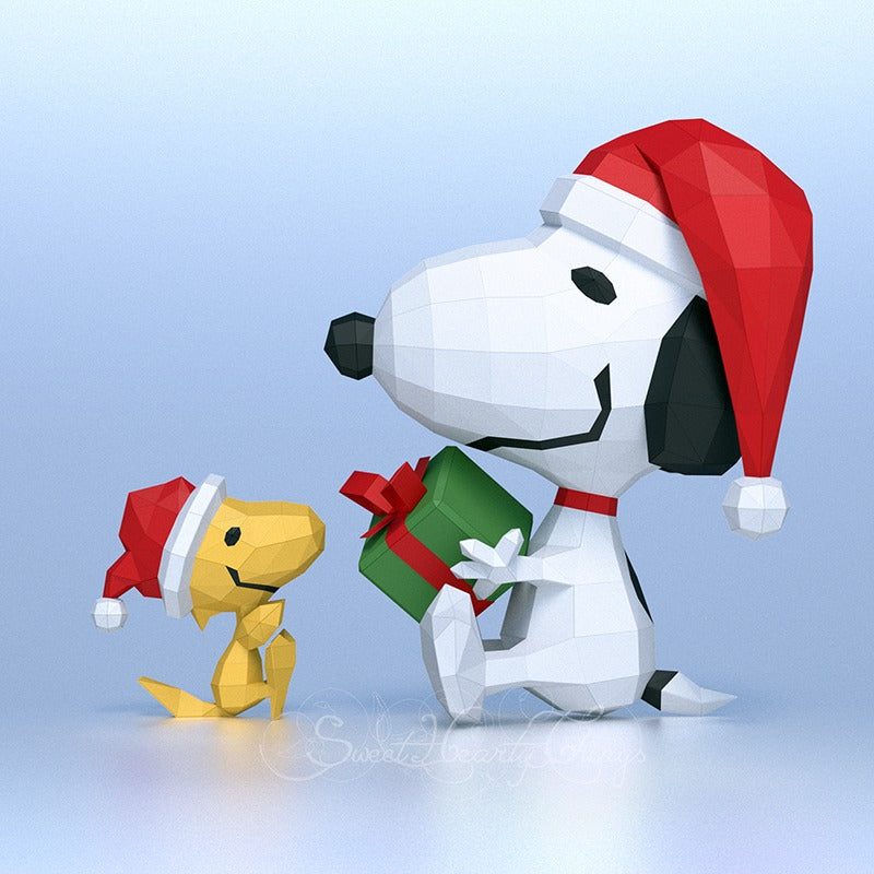 DIY Snoopy 3D Origami