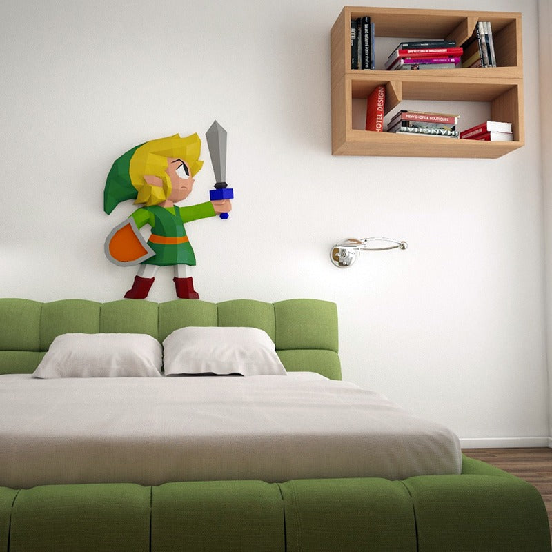 DIY The Legend Of Zelda 3D Origami By Hand