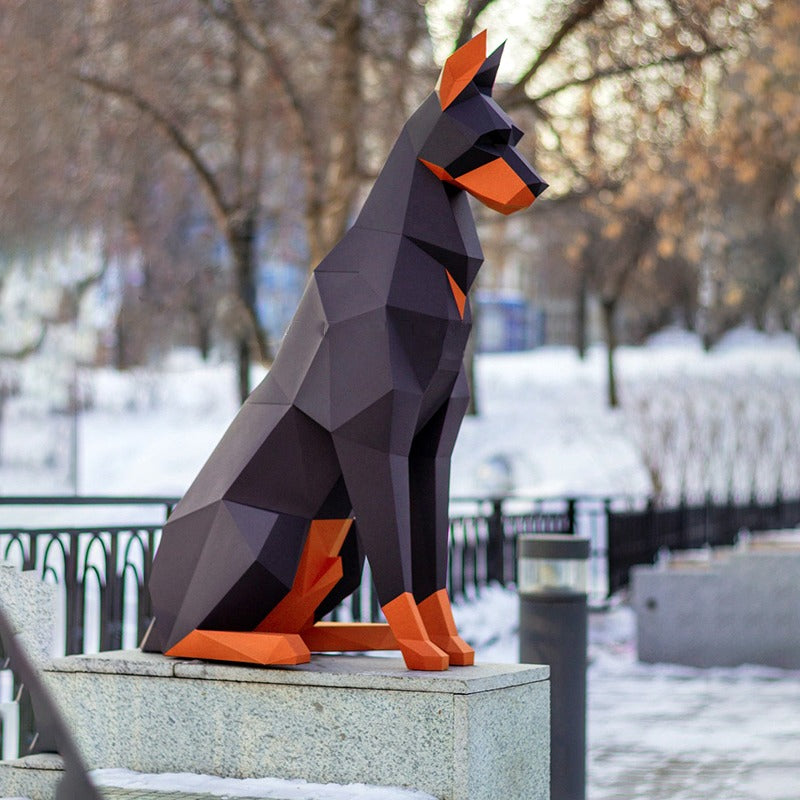 DIY 3D Origami Of Poodles By Hand