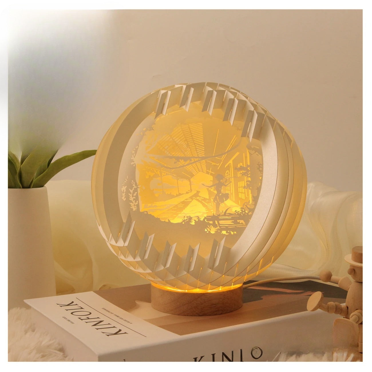 Paper Carving Lamp - 我的商店