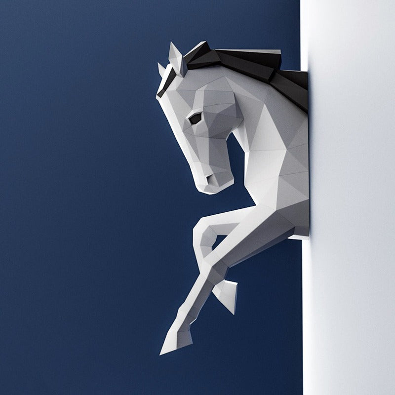 DIY Three-dimensional Origami Of Horses By Hand