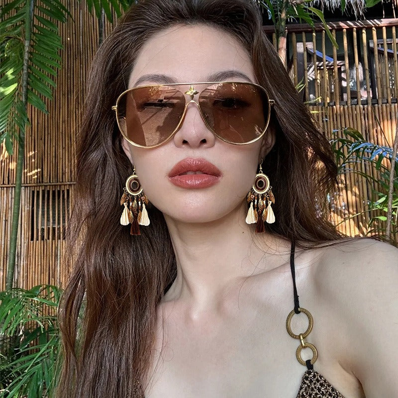 Ethnic style Su earrings - 我的商店