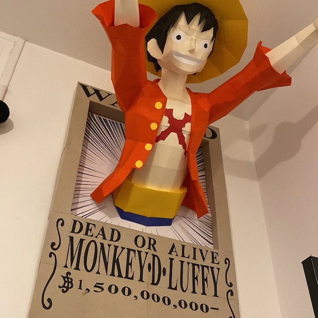 DIY One Piece Luffy 3D Origami
