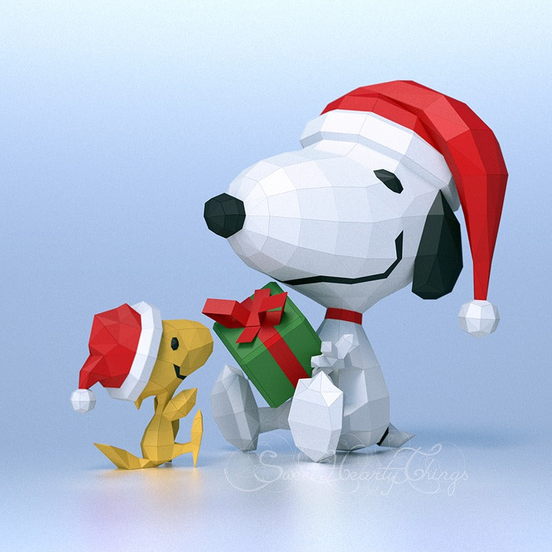 DIY Snoopy 3D Origami