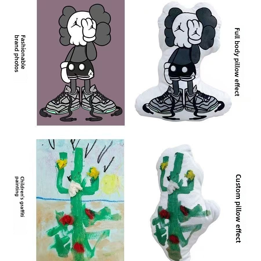 Customized Children's Painting Throw Pillows