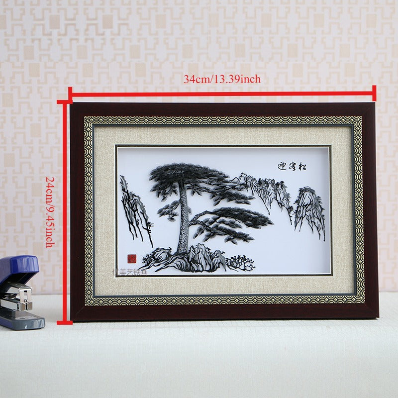 Iron Painting Of The Welcoming Pine - 我的商店