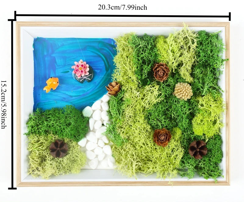 DIY Bamboo Weaving Plant Paintings