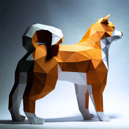 Akita Lnu Three-Dimensional Paper Art