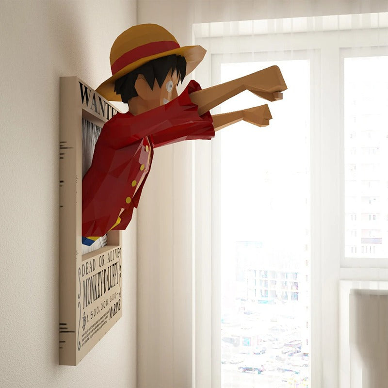 DIY One Piece Luffy 3D Origami