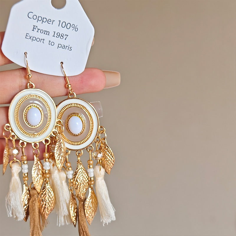 Ethnic style Su earrings - 我的商店