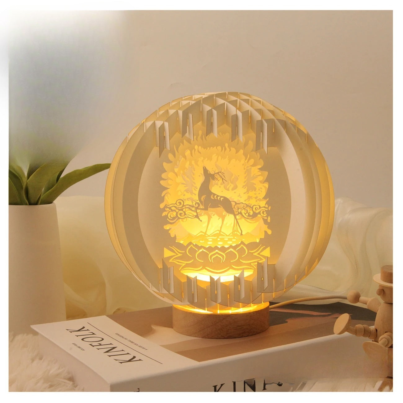 Paper Carving Lamp - 我的商店