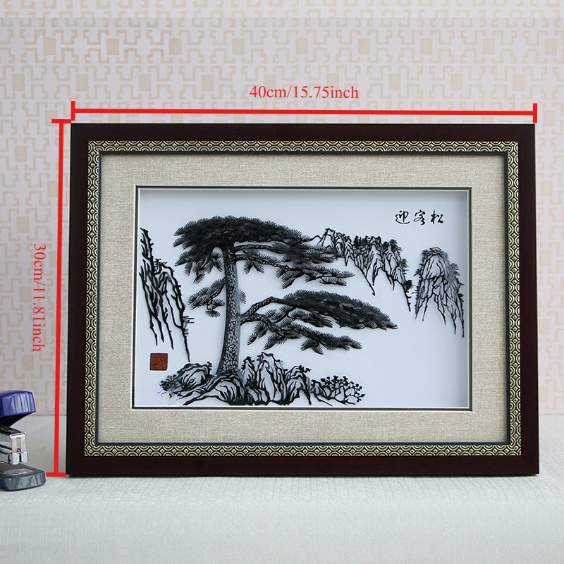 Iron Painting Of The Welcoming Pine - 我的商店