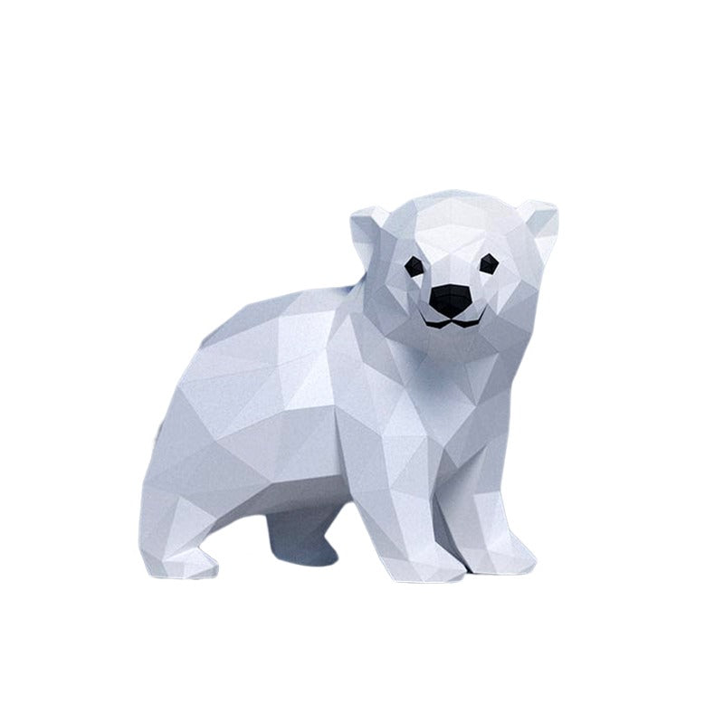 Handmade DIY Polar Bear Baby 3D Origami