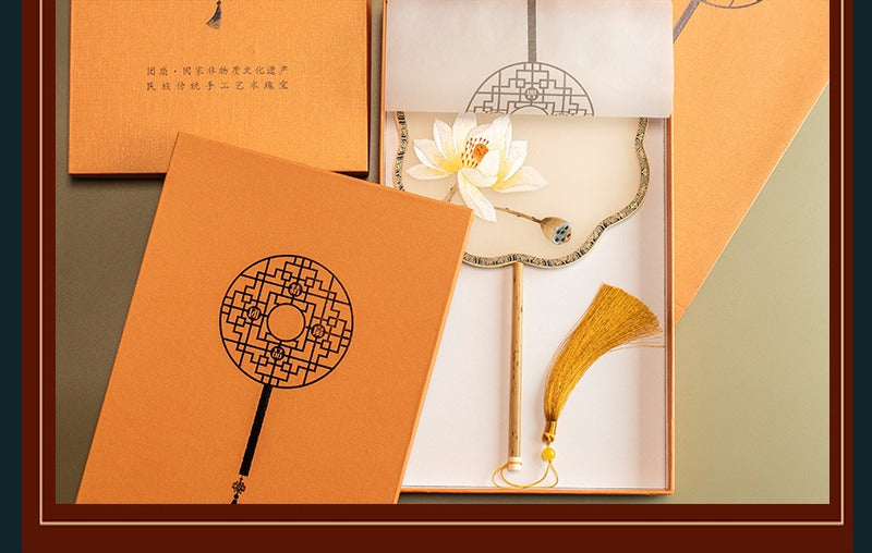Mulberry silk fan - 我的商店