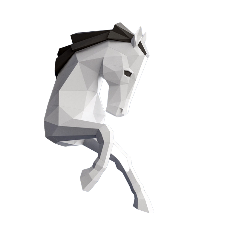 DIY Three-dimensional Origami Of Horses By Hand