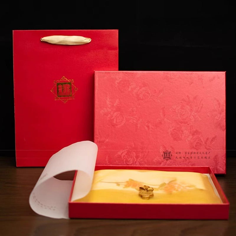 Silk embroidered scarf - 我的商店