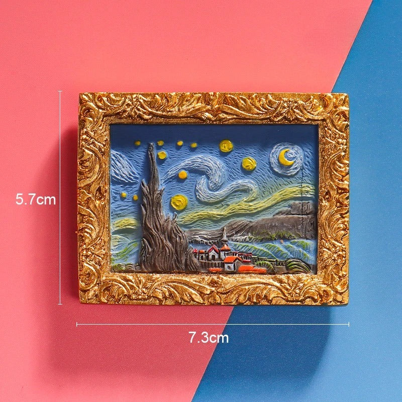 Van Gogh's Oil Painting Fridge Magnets