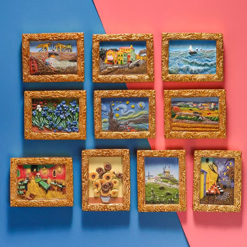 Van Gogh's Oil Painting Fridge Magnets