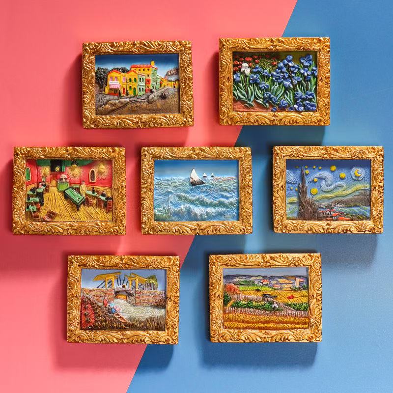 Van Gogh's Oil Painting Fridge Magnets