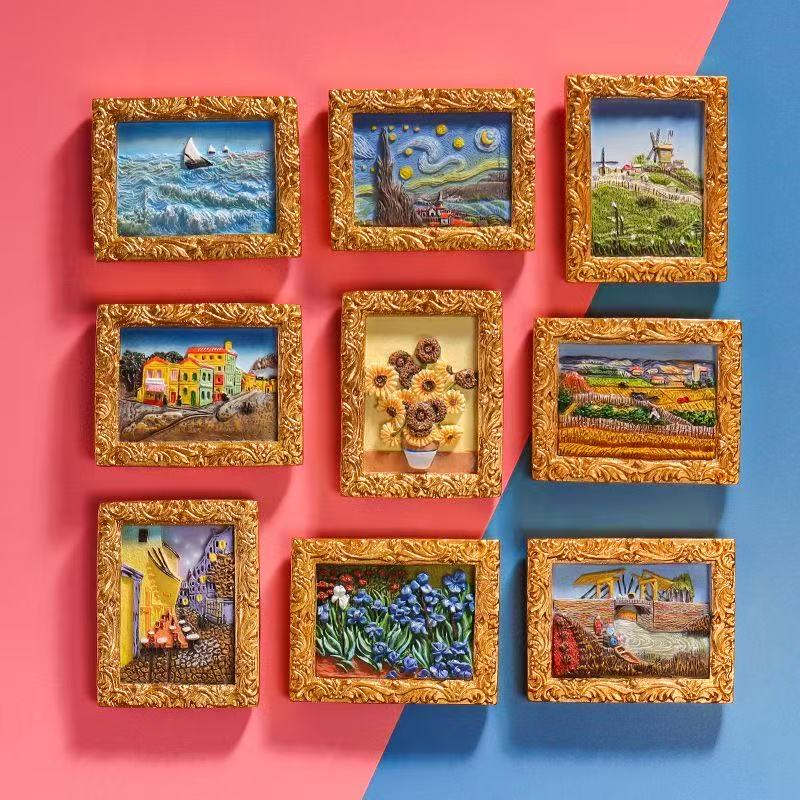 Van Gogh's Oil Painting Fridge Magnets