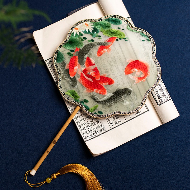 Mulberry silk fan - 我的商店
