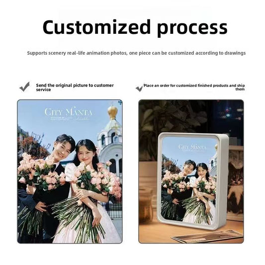Light Painting Multi - functional Mirror Night Light: Making Beauty "Reflect" Such Romance - 我的商店
