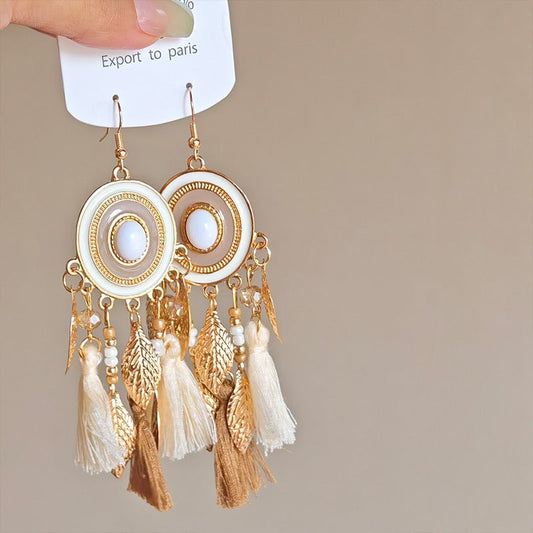 The Intangible Cultural Heritage Tassel Earrings: Cultural Inheritance and Fashion Charm by the Ear