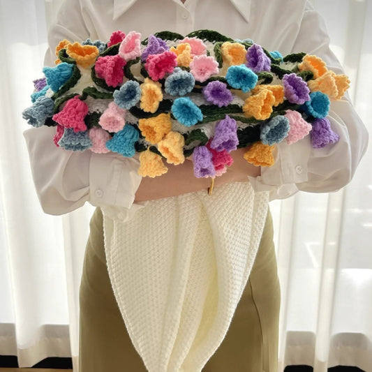 Crocheted Bouquet Blanket: Freezing an Ever - Blooming Romance with the Warmth of Handicraft - 我的商店