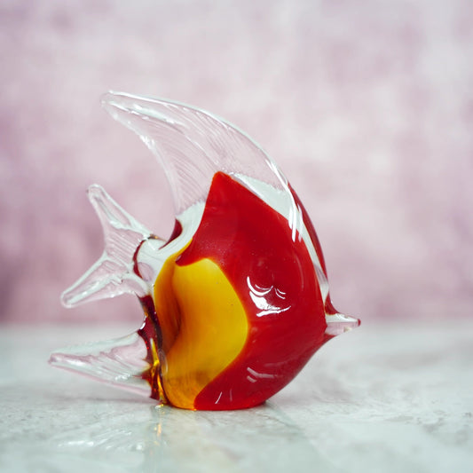 Craft Glass Swallow Fish: Solidified Flowing Light, Eternal Vitality