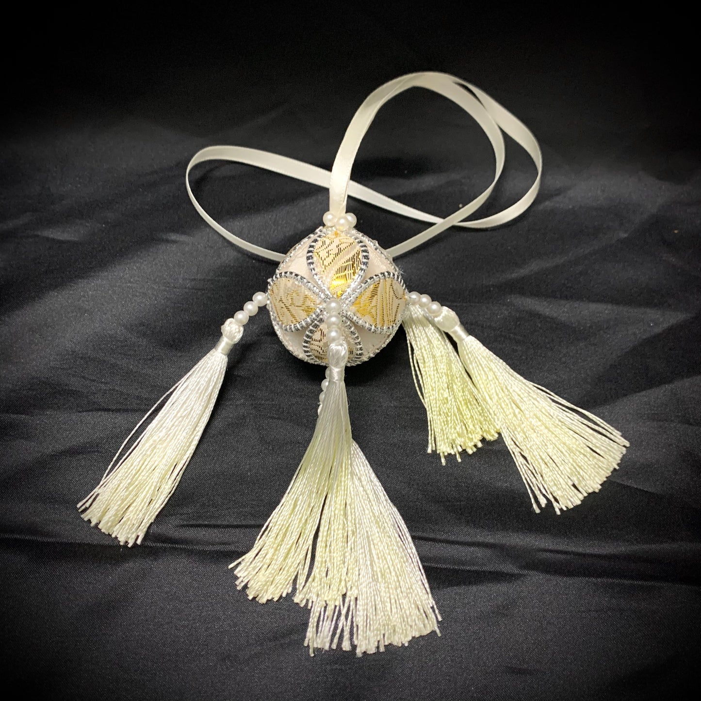 Guangxi handcrafted Zhuang brocade pendant and hydrangea handicraft - 我的商店