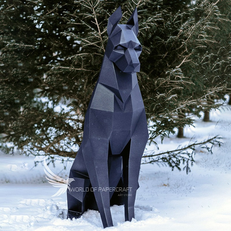 DIY 3D Origami Of Poodles By Hand