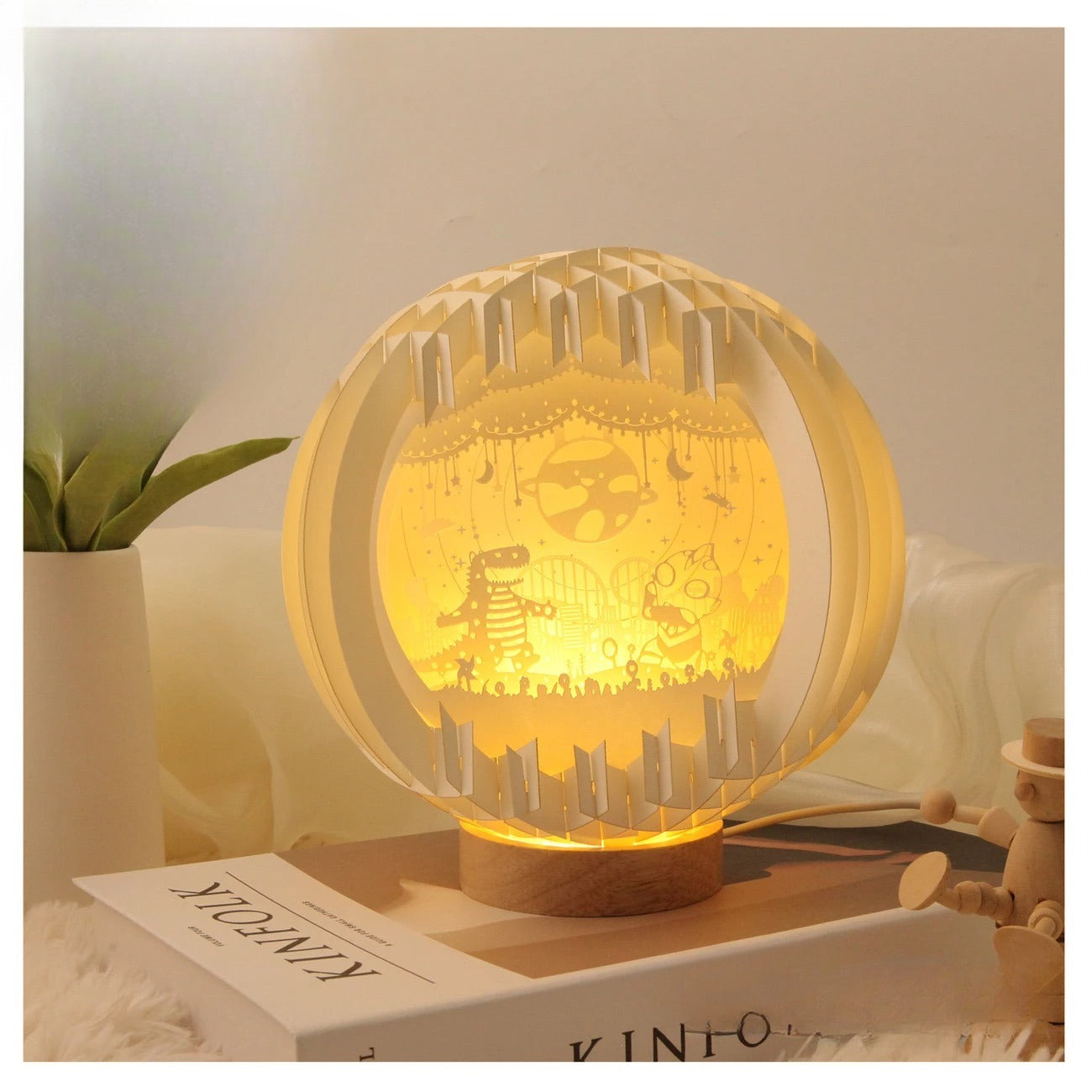 Paper Carving Lamp - 我的商店