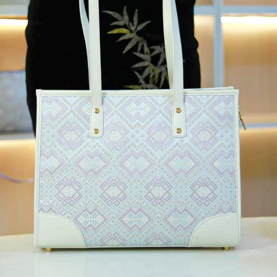 Zhuang brocade square bag - 我的商店
