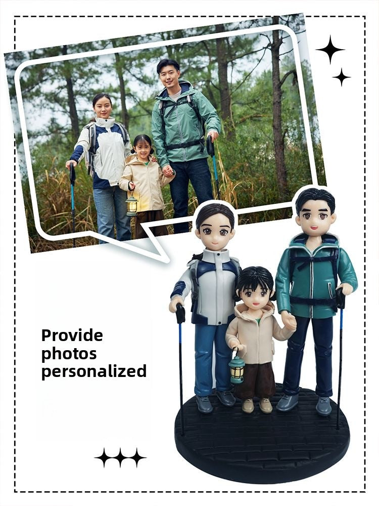 Customized photo figurines
