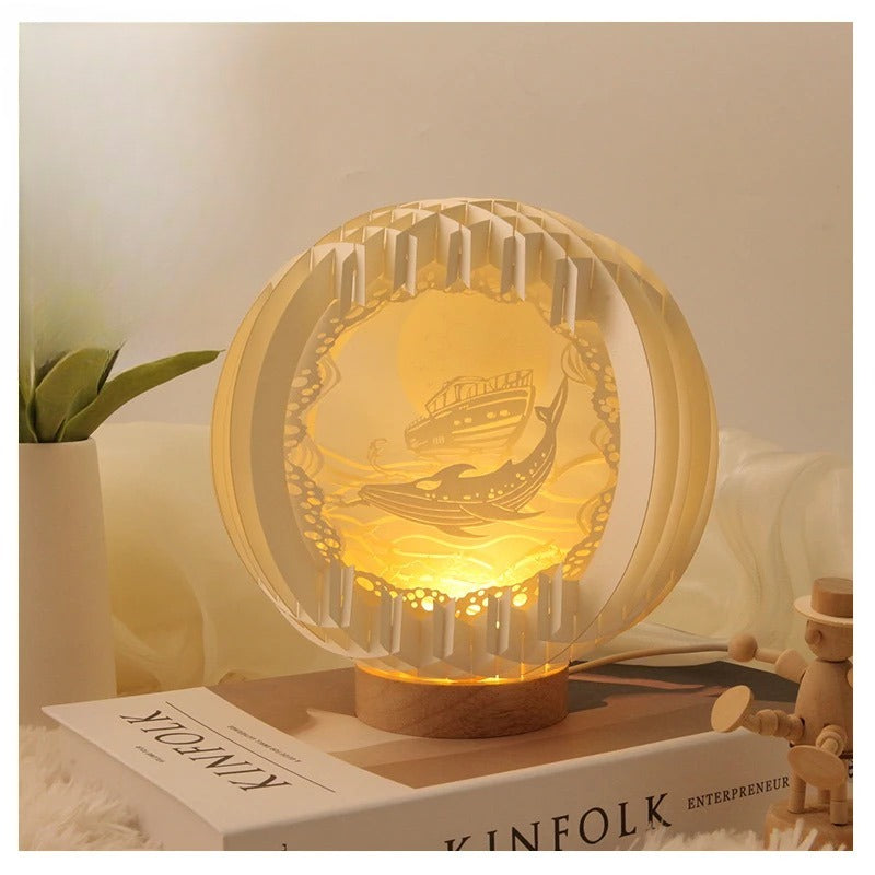 Paper Carving Lamp - 我的商店