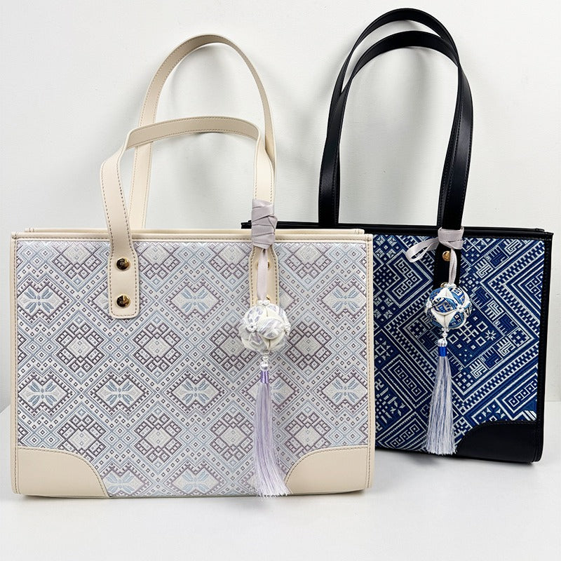 Zhuang brocade square bag - 我的商店