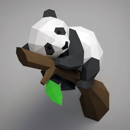 Three-Dimensional Origami Of Pandas