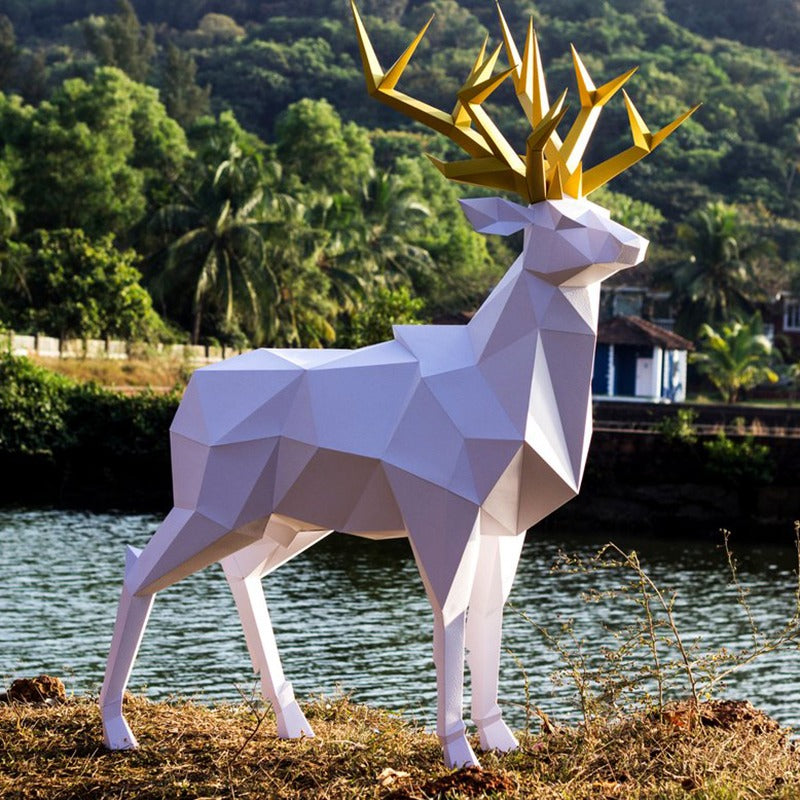 Three-Dimensional Origami Of Deer