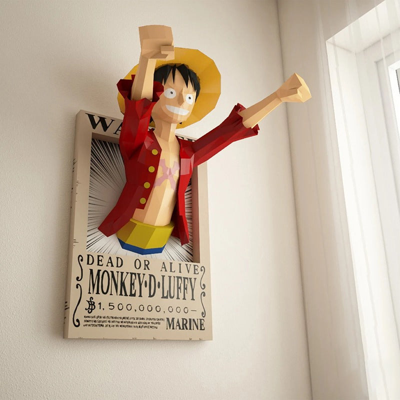 DIY One Piece Luffy 3D Origami