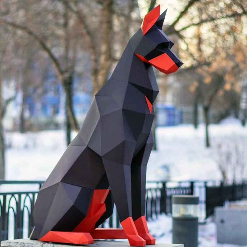 DIY 3D Origami Of Poodles By Hand