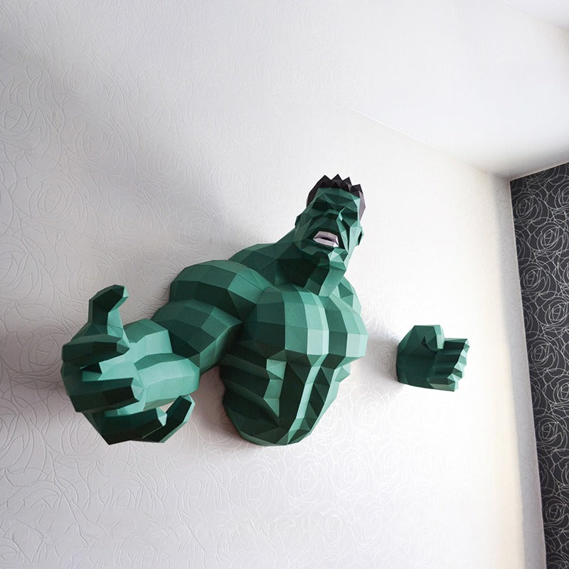 Three-Dimensional Origami Of Marvel Heroes