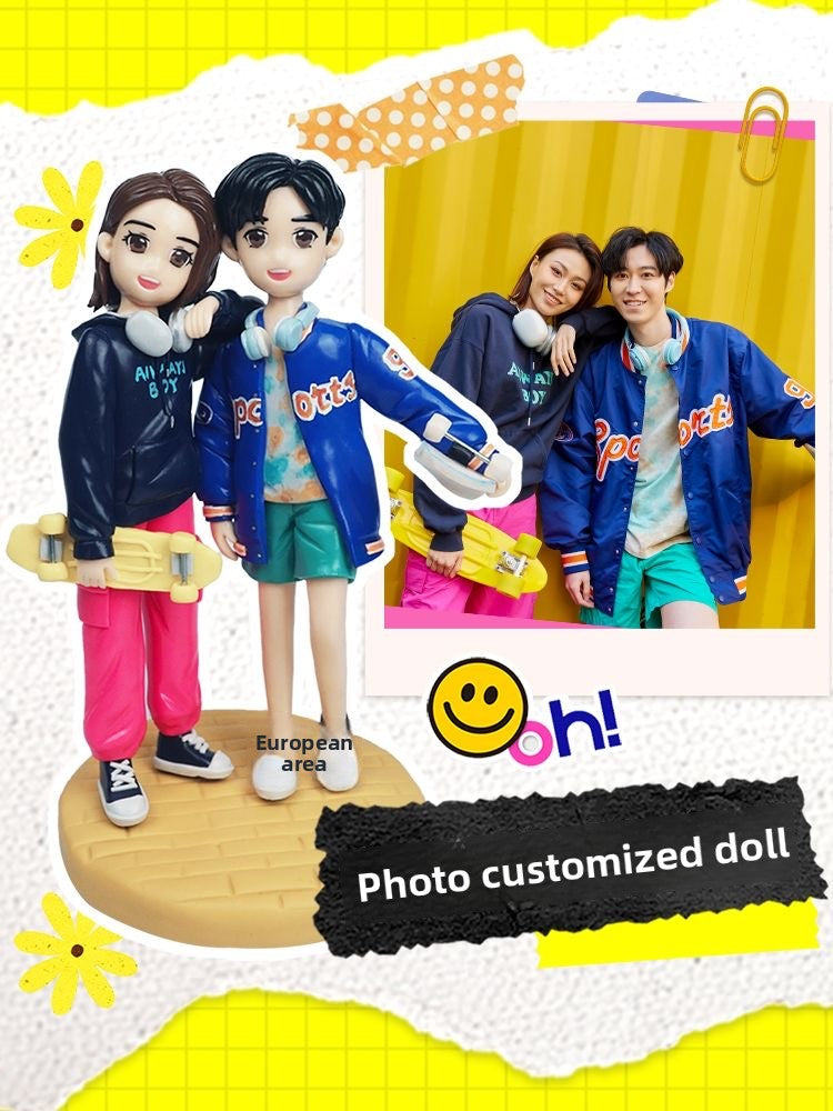 Customized photo figurines
