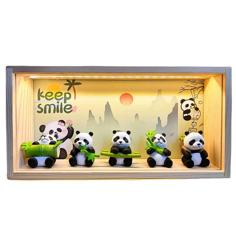 Panda-themed night lights - 我的商店