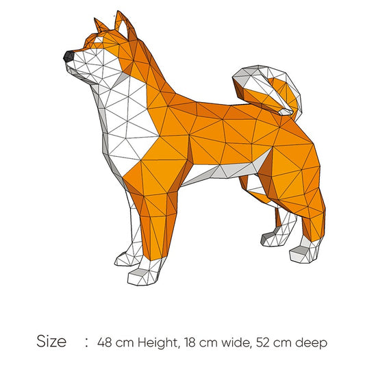 Akita Lnu Three-Dimensional Paper Art